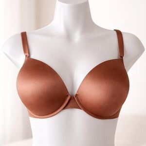 NWT 38D Wacoal Brown Intimate Bra with Elegant Design 38D